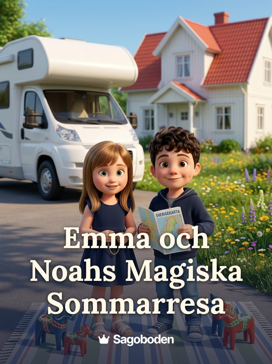 Omslag: Emma och Noahs Magiska Sommarresa